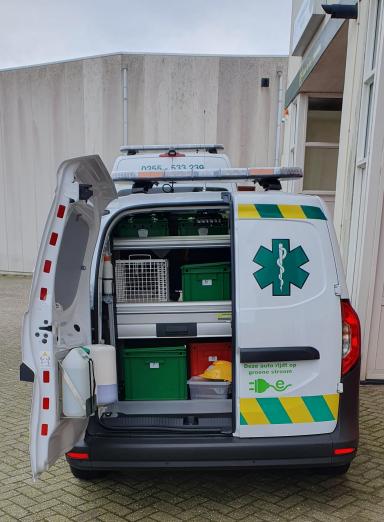 De elektrische dierenambulance